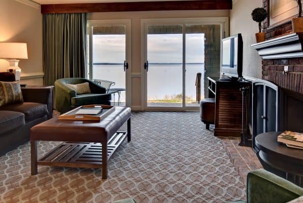 Living room at a Kingsmill Resort Cottage