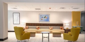 Fredericksburg Accommodations 1 Lobby at the Holiday Inn and Conference Center Fredericksburg